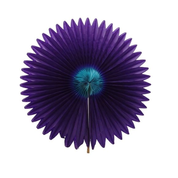 Honeycomb Paper Flowers Set of 3 Colors 12 Inches When Open Denmark - Picture 3 of 9